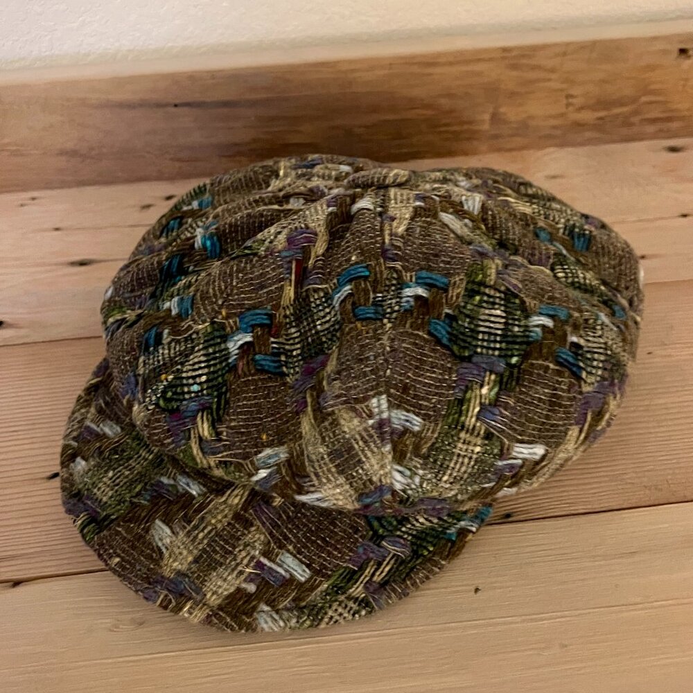 Really Wild Green Tweed Newsboy Bakerboy Hat, Replikate Kate Middleton